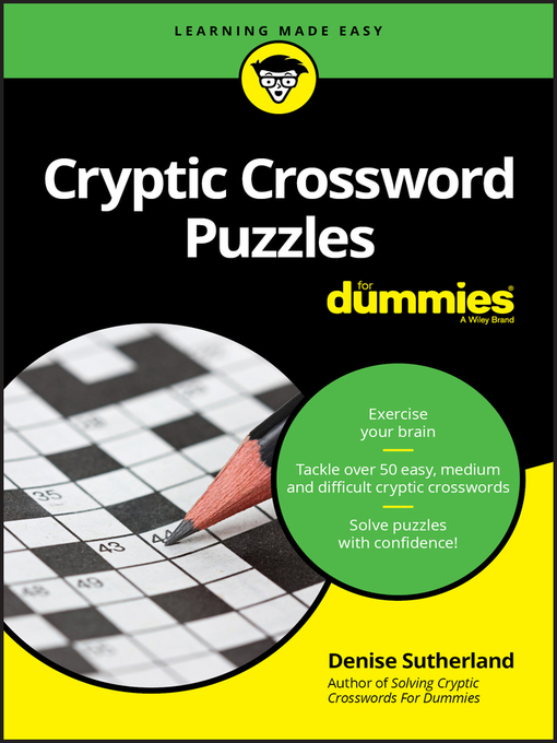 Title details for Cryptic Crossword Puzzles For Dummies by Denise Sutherland - Available